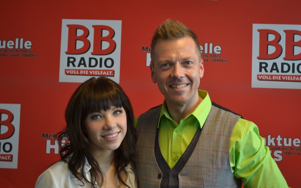 Carly Rae Jepsen bei Jens im Studio