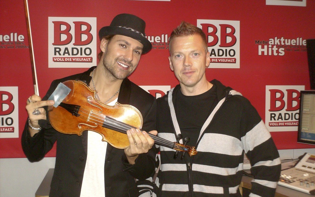 David Garrett bei Jens im Studio