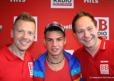 DSDS-Gewinner Pietro Lombardi bei mir im BB RADIO Comedy Brunch.