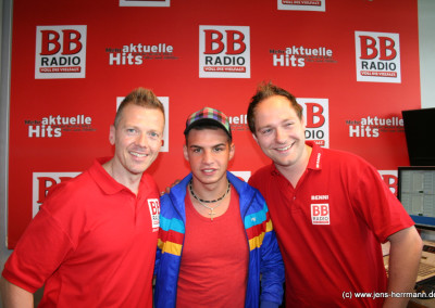 DSDS-Gewinner Pietro Lombardi bei mir im BB RADIO Comedy Brunch.