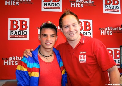 DSDS-Gewinner Pietro Lombardi bei mir im BB RADIO Comedy Brunch.