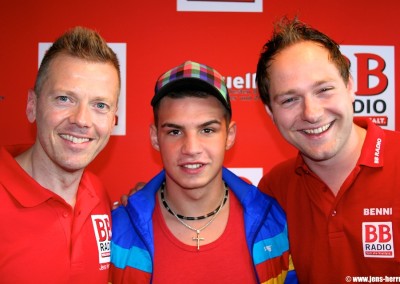 DSDS-Gewinner Pietro Lombardi bei mir im BB RADIO Comedy Brunch.