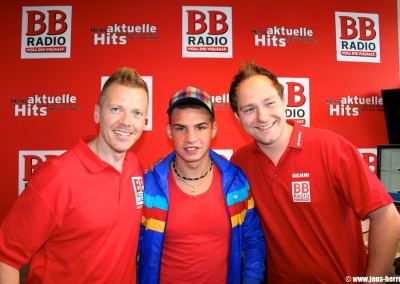 DSDS-Gewinner Pietro Lombardi bei mir im BB RADIO Comedy Brunch.