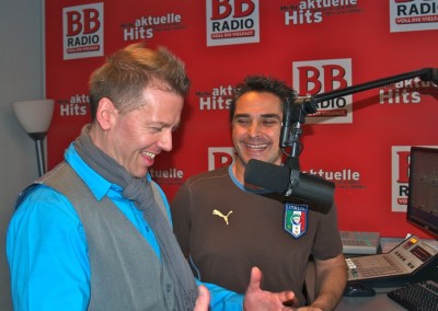 Roberto Capitoni bei mir im Studio