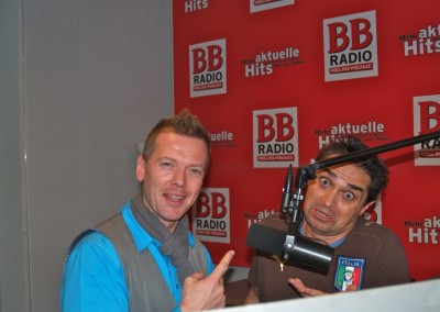 Roberto Capitoni bei mir im Studio