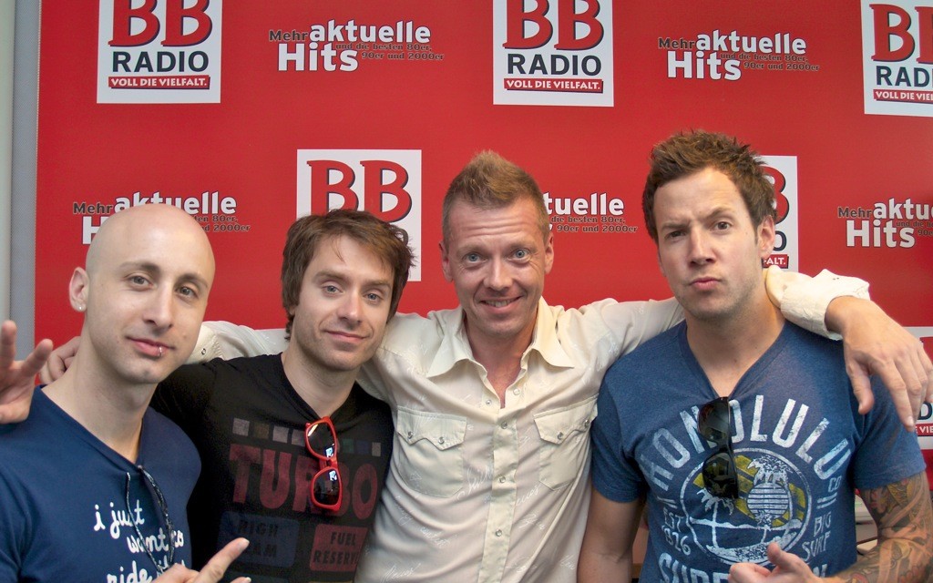 Simple Plan bei Jens im Studio